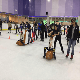 Ice Skating Dewdrops school holiday day programs bottle painting workshop